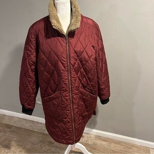 Weatherproof Vintage Womens Quilted Coat Large EUC